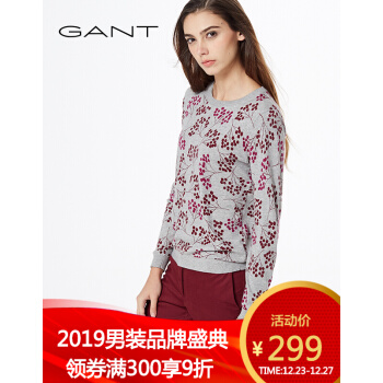 GANT/ガント女史フルター48051-灰色S