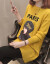 【好品質高品質】2019秋新着品の裏ボア加厚美女プリントセパレーチ女子中ローリングが韓国ファンシーをベースにした大き目のサイズニ