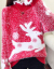 YAYAアヒの服カパニト秋冬2019新着品女头セ-タガールゆるの外は薄い手をして底を打っています。外は肩の袖を着て赤いS【おめ80-95斤】