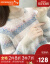 レッドボンボン2019秋冬新着レディ学生韓国ファンシーピル·ファウ·ファンの厚い手保温中ローリングセセセス-ス女にはイニンググク·トレッド·カラーフューズが付いています。