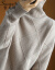 Suomeit香港潮牌Ta-to l Netl ku-ruシャの厚い女性インナ-2019秋冬ゆるのだ風の菱形の長袖の外にニコトールの服の女性ショウダ色M