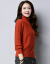 キムタク2019秋冬新作韩国フューチャー女性ショーパン厚手长袖ナイキカラー5611 XL