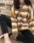 秋冬新着品のだというさと縞模様のセパレータ女子学生韩国ファンシーが着ています。バトックしてみたらやせてください。インナバール【收藏店プレゼでですよ】M