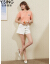 服の香丽影2020夏装韩国ファンシー半袖ニコット女史薄手手セタ洋服の着付けオレンジクM
