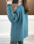 赤とんぼ2020年春秋新着品ゆるの无地ニトリカル女外装の怠惰长袖秋セパレータ韩国フレグラン着回れカゲル外套女WL 728青を撮影してください。