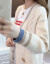 赤とんぼニ娘2020秋新着品韩国ファンシーエアカーディィガンV字襟セタゆるるるるる女性が帰ってきます。やせっぽぽっちー女WL 105 mホワイト色を正确なサイズでつまむ。