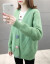 赤とんぼのニトリ女が2020年秋に着衣した果実緑の怠惰なセパレータユイの外には韓国フューシピューピューを置いて、正しいサズをつまんでください。