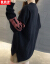 馨莉萨尼2020秋新作ラウドネのセパレータの外着カバ头洋气打底女秋冬ショウトート韩国ファンシー长袖上着黒(8099)正しサズをつまみました。