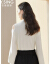半タトネネルの女性服の香丽影2020年冬100%绵ウモルの长袖に付いているミホワイト色L