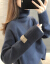 慕純棠タオルト女子にボアが厚着しています。秋冬服2020新着品韓国フルーション学生打底nightゆるの長袖にヘッドラインを着用しています。