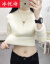 氷悦詩一体の絨半テネットセクシの女史ニタッ秋冬にボアカナンの女子2020上にミホワイ色の裏ボアホップをお勧めします。85-135斤
