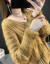 2020秋冬新着の透けて見える薄い手の薄さがわかる韓国ファンシーで、セクシーなコウモリ袖セタです。女性ファッション深ピンクMサイズ90-110斤