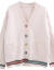 花见知らぬ人の春秋モデルニコ娘カーディ・ガッシン・チョフフフショールの外に韩国フルートの服を着て帰ってきました。冲突色の长袖ジャケットのミホワイト色Lアドバイス(105-18斤)